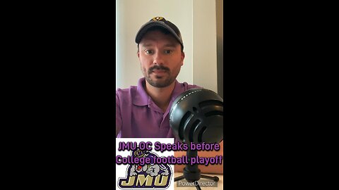 JMU OC College Football Playoff interview. #collegefootball25 The Journey Part 1