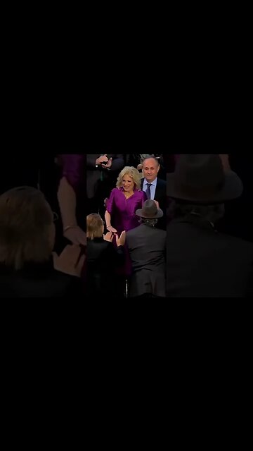 Did Jill Biden Just Kiss Kamala’s Husband on the Lips #shorts