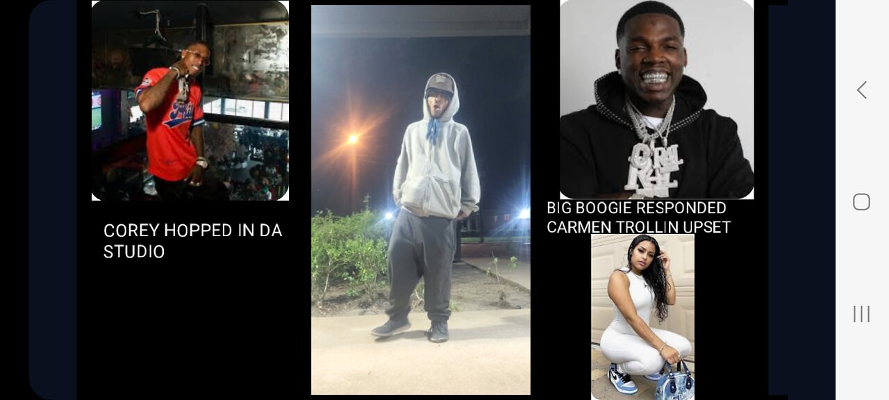 COREY SAY HE GONNA HOP IN DA STUDIOO🎵 BIG BOOGIE RESPONDED TOO IT N HATE CARMEN TROLLIN HARD ASF💪🏾🔵