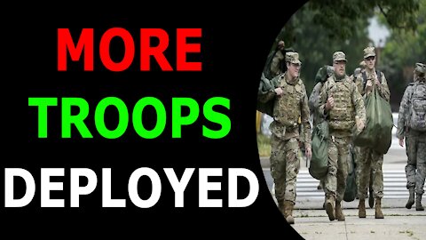 HUNDREDS OF ACTIVE DUTY TROOP HAVE BEEN DEPLOYED TO DC