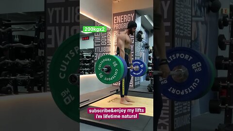 Deadlift 200KGx2 | Champion Mindset | Bodyweight 74kg #shorts #youtubeshorts #viralshorts