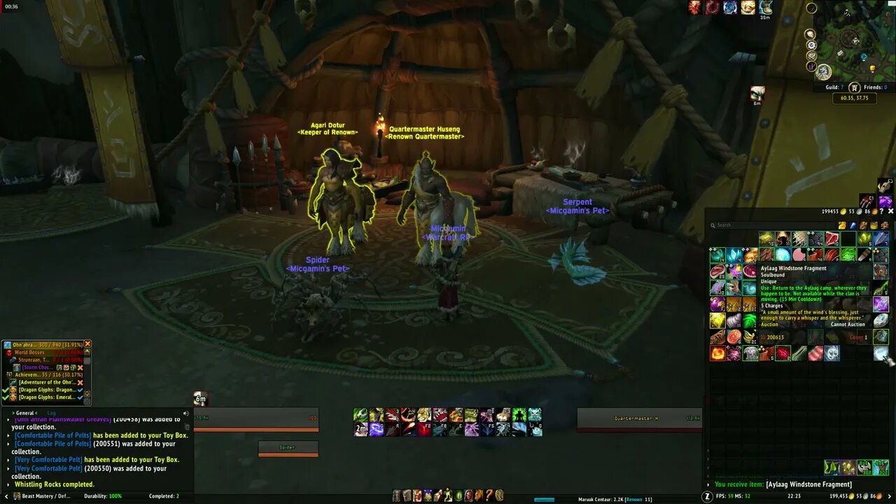 World of Warcraft Dragonflight Whistling Rocks