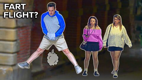 FUNNY Fart Prank in NYC!🤣🤣 Taking FLIGHT in the Tunnel!