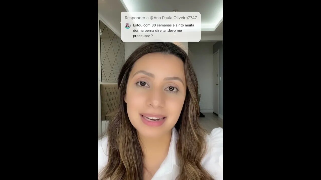 Estou com 30 semanas e sinto dor na perna direita devo me preocupar?