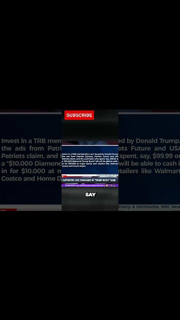 Trump Bucks" Scam Tricks MAGA Out of Serious Money #shorts