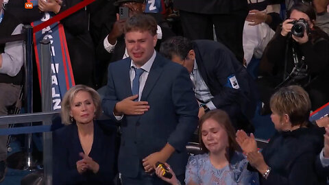 Tim Walz Again Lies On Stage His Kids Were Conceived Via IVF, His Soy Boy Son Even Starts To Cry