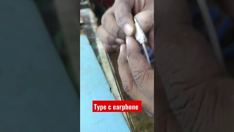 How to repair Any type c earphone