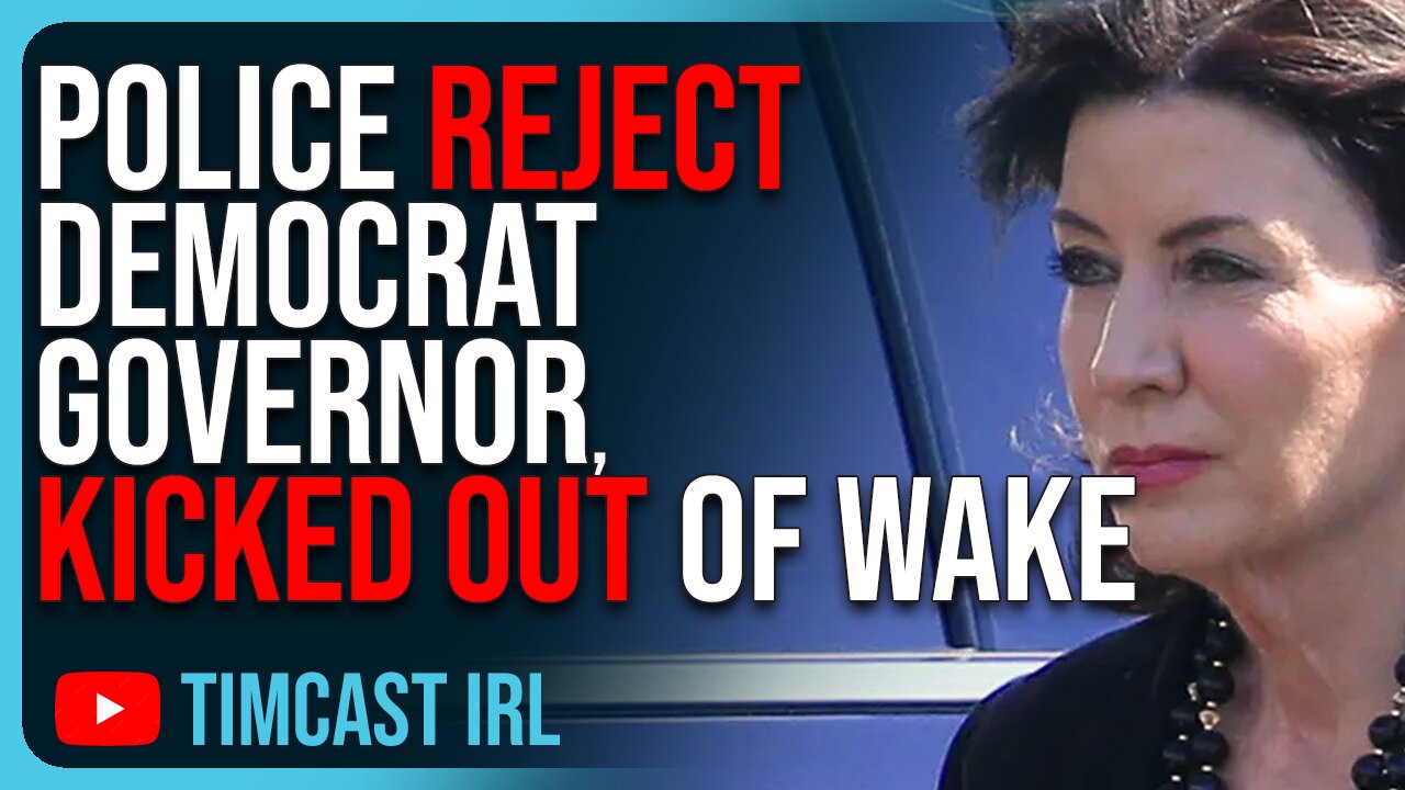 Police REJECT Democrat Governor, KICKED OUT Of Officers Wake