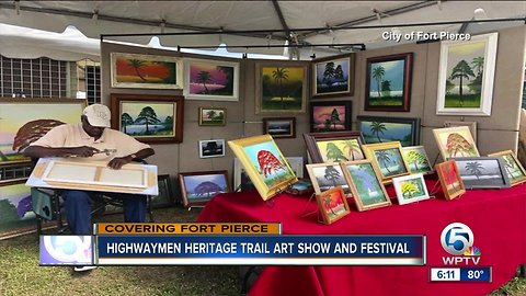 Highwaymen Heritage Trail art show and festival held in Fort Pierce