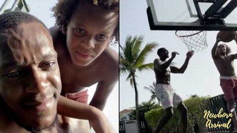 Rajon Rondo Plays 1 On 1 With Son Rajon Jr. 🏀