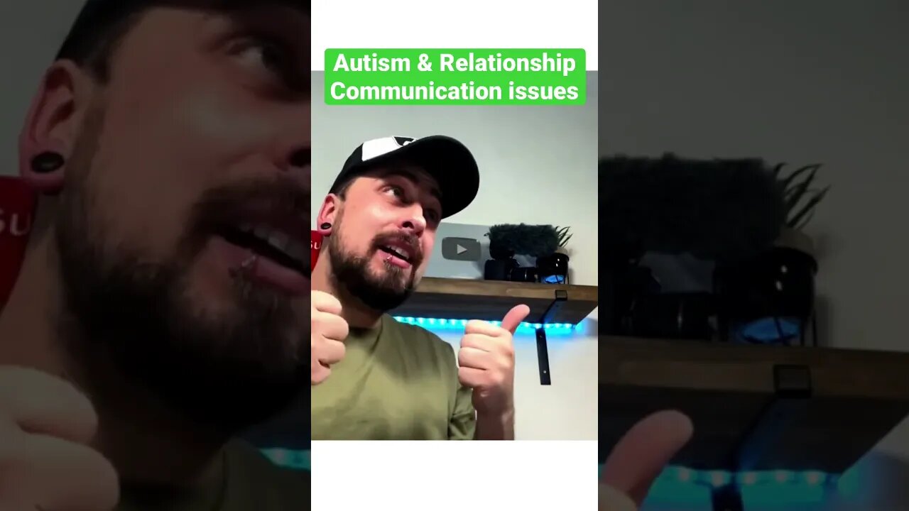 Autism and relationship communication issues #autism #autismrelationships #shorts