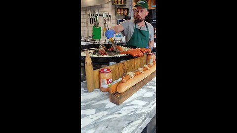 giant hot dog Camden market