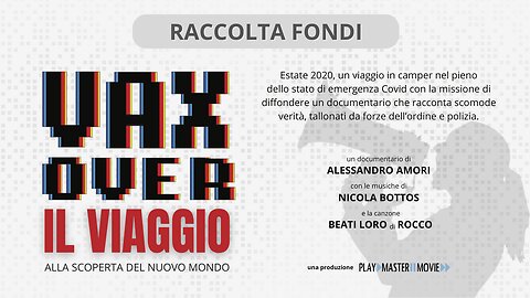 Vaxo Over il viaggio - promo raccolta fondi