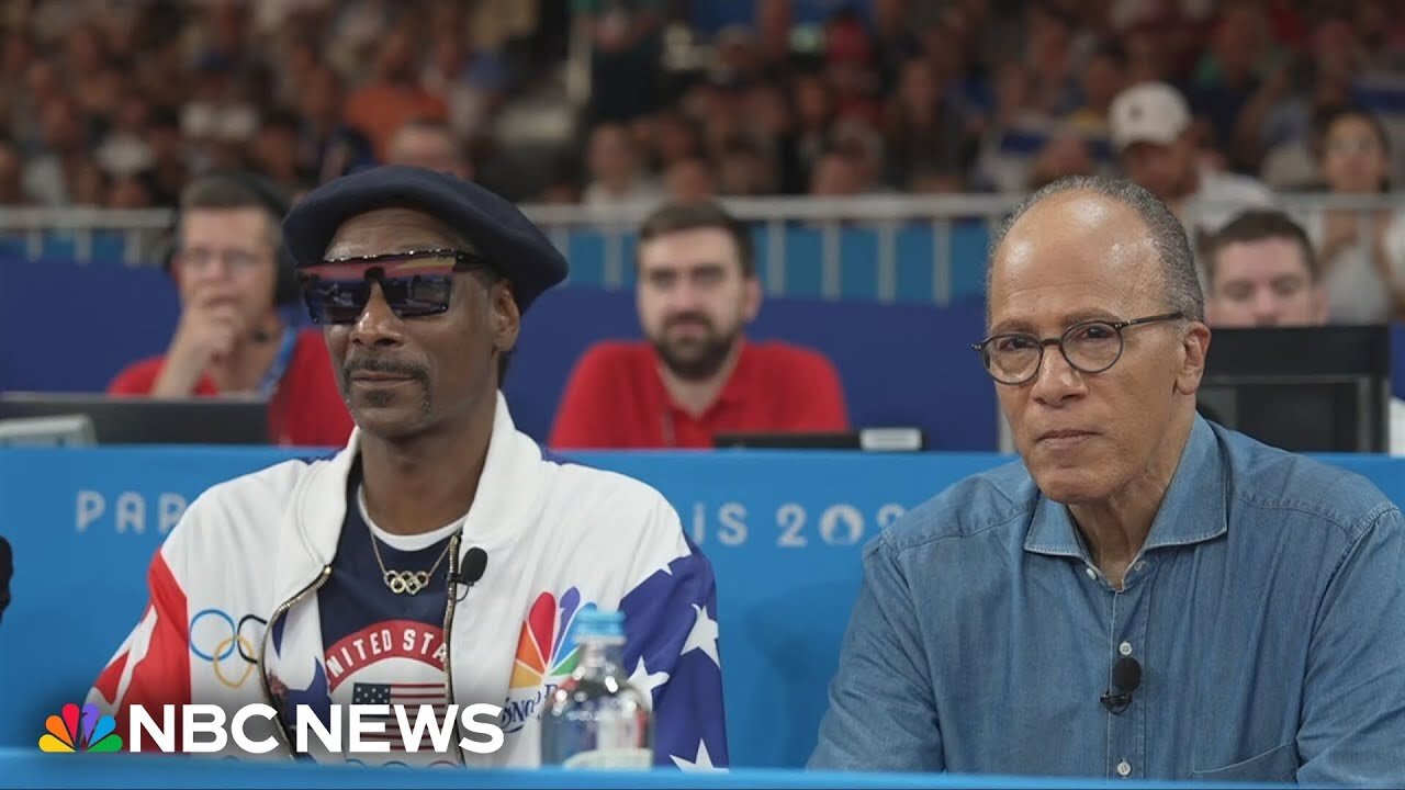 Snoop Dogg and Lester Holt one-on-one at Paris Olympics| RN