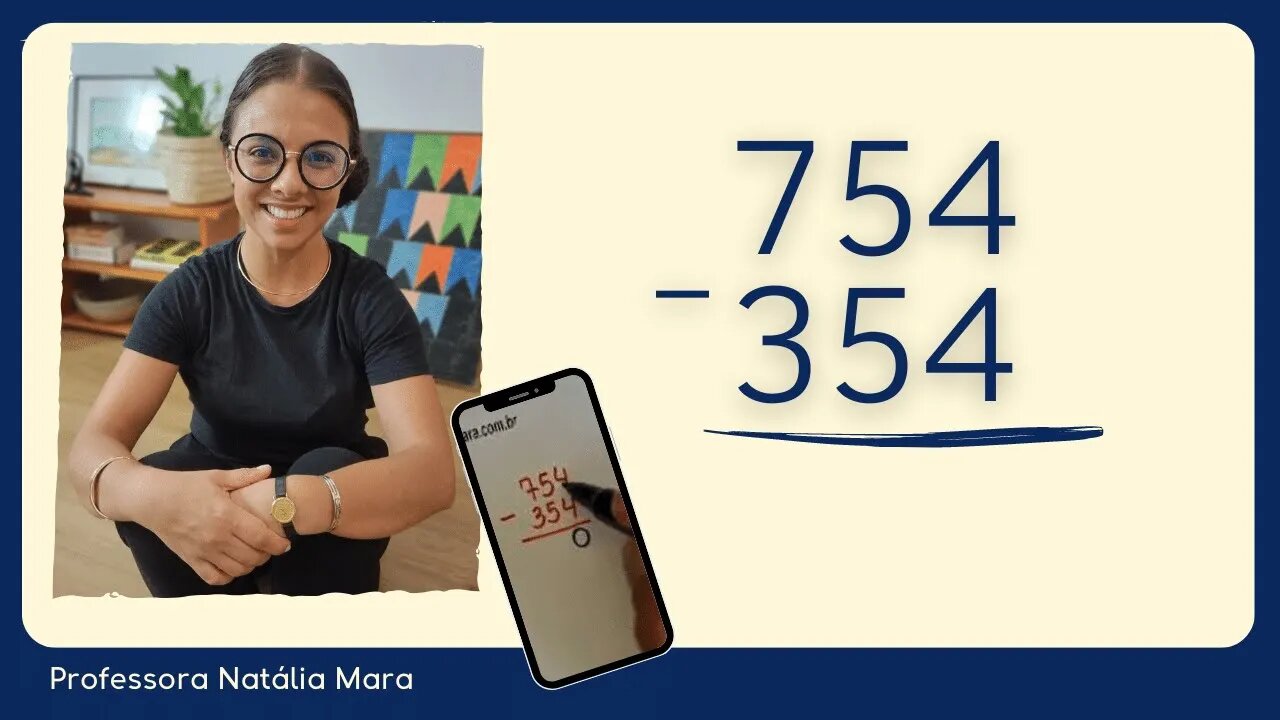 754-354 | 754 menos354 | Com subtrair de maneira fácil?