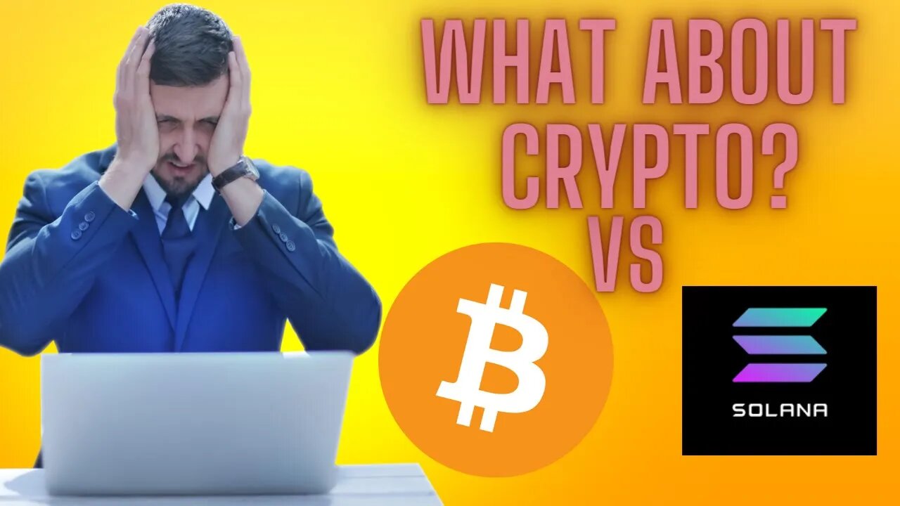 Bitcoin VS Solana crypto 🔥 Bitcoin price Solana price prediction Bitcoin news Btc price solana news