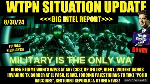 WTPN ~ Judy Byington ~ Situation Update ~ 8-30-24 ~ Trump Return ~ Restored Republic via a GCR