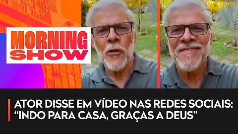 José Mayer recebe alta após 20 dias de internação em hospital no Rio