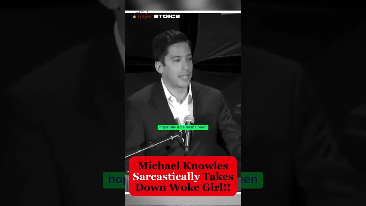 @MichaelKnowles Sarcastically Takes Down WoKe Girl #truth @YAFTV