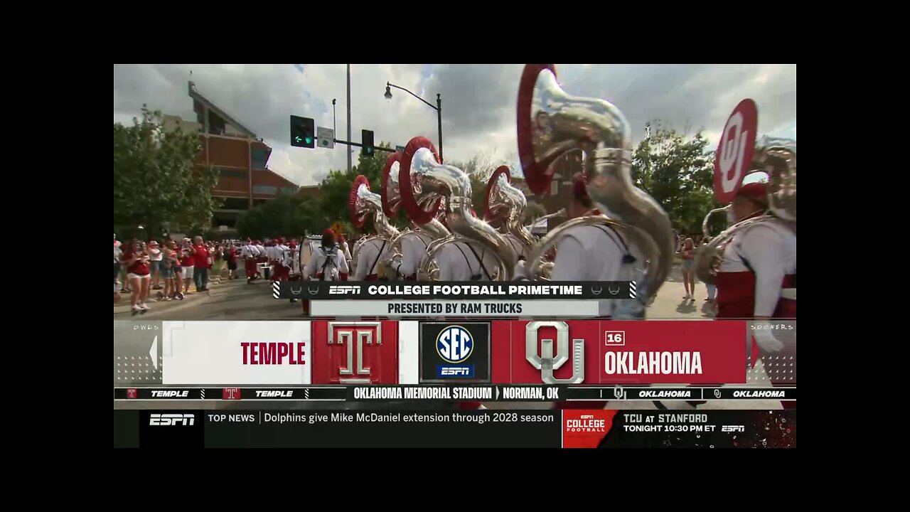 2024-08-30 Temple Owls vs Oklahoma Sooners Part 2