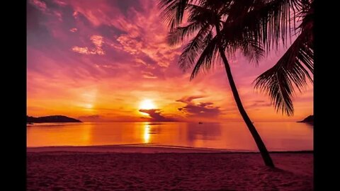 Sunset electronic dance mix