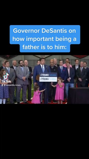 Governor DeSantis on how important being a father is to him:
