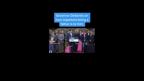 Governor DeSantis on how important being a father is to him: