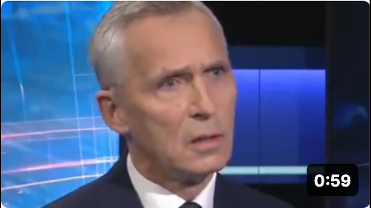 Former NATO boss Stoltenberg is completely destroyed by actual Journalist