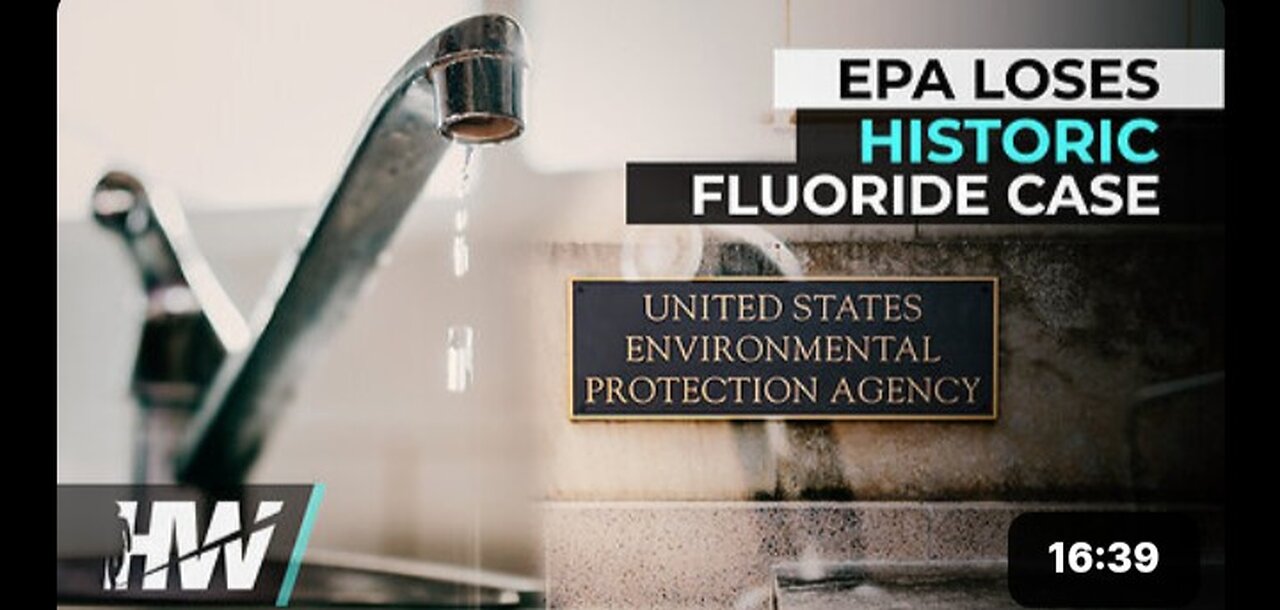 EPA LOSES HISTORIC FLUORIDE CASE
