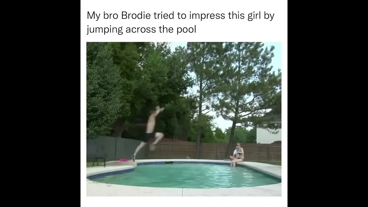 Pool break.