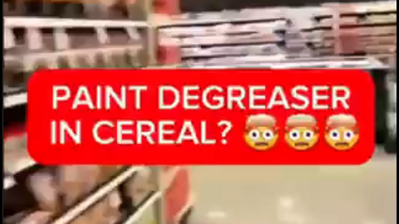 Paint Degreaser Chemical In Cereal