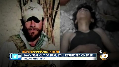 Navy SEAL moved from brig, still restricted on base