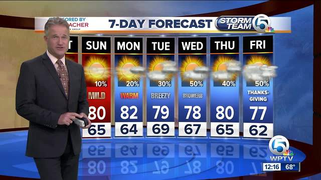 Latest Weather Forecast 11 p.m. Thursday