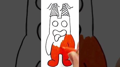 How to draw and paint BanBan from Garten of Banban