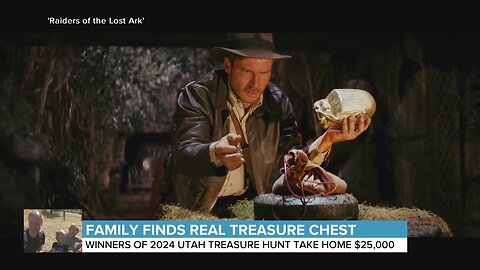 Family finds treasure chest