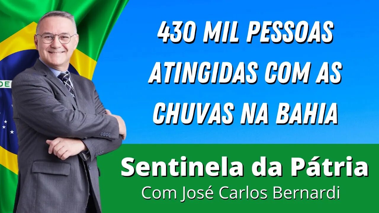 430 mil pessoas atingidas com as chuvas na Bahia - 27/12/2021