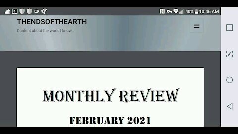 February 2021 Monthly Review pt 1...