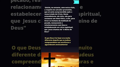 Por que os Judeus não aceitaram Jesus Como Messias?#shorts
