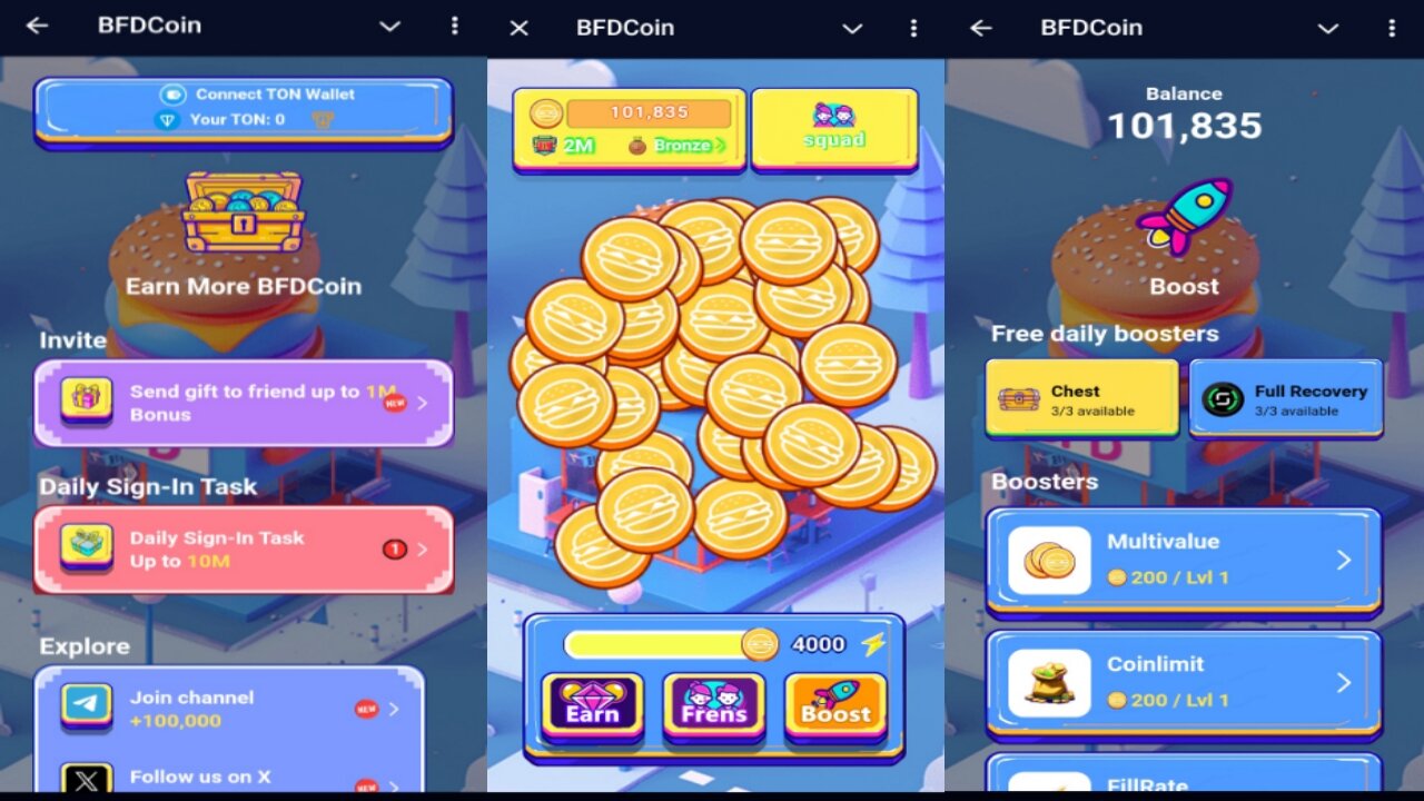 BFDcoin | Swipe To Earn | The Next Yescoin | New Crypto Airdrop on Telegram