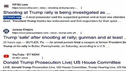 Did You Know - The Trump Shooting was News BEFORE it was News