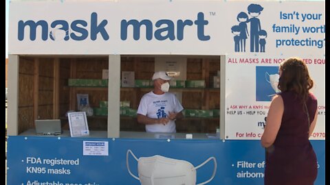 Kiosk sells FDA-certified KN95 face masks in Las Vegas