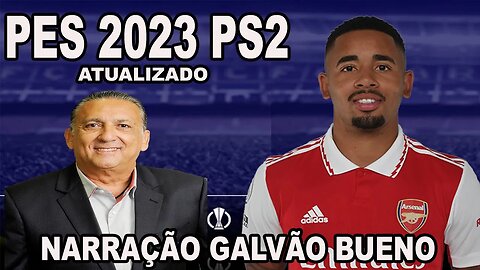 PES 2023 (PS2) DOWNLOAD ISO GRÁTIS ATUALIZADO PLAYSTATION 2