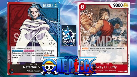 One Piece TCG Alabasta Nefertari Vivi Deck!!