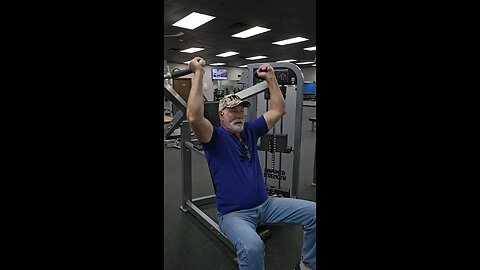 Shoulders press Wednesday