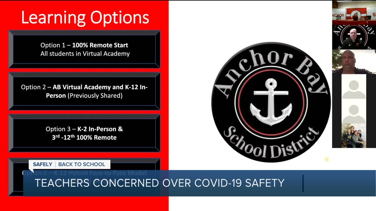 Teachers in Anchor Bay School District voice concerns about safety of in-person learning