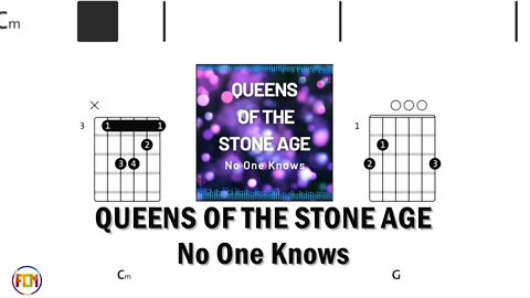 QUEENS OF THE STONE AGE No One Knows - Guitar Chords & Lyrics HD