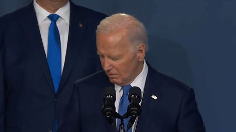 Joe Biden uvedl na závěr summitu NATO Zelenského jako Vladimira Putina!