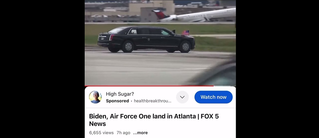 Wait, there is a plane taking off ...