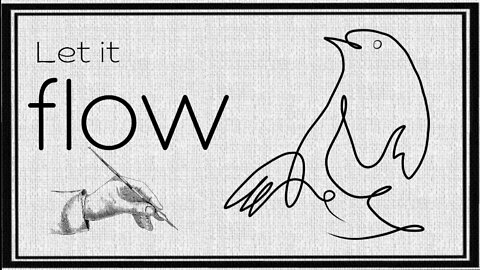 Bird one line art