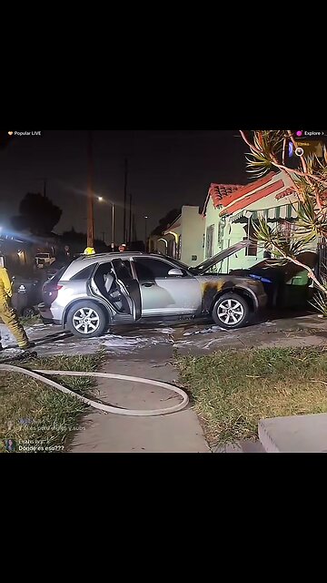 7/31 Wttaudit car fire. Any idea on the make?